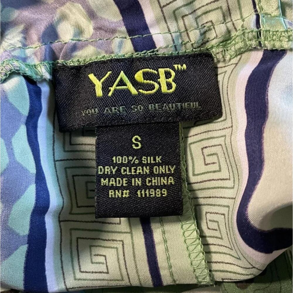 Vintage 2000's Y2K Yasb 100% Silk Dress S - Picture 5 of 5